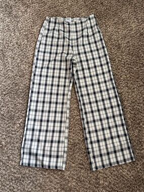 Princess Polly Wide-Leg women’s Pants - Black & White